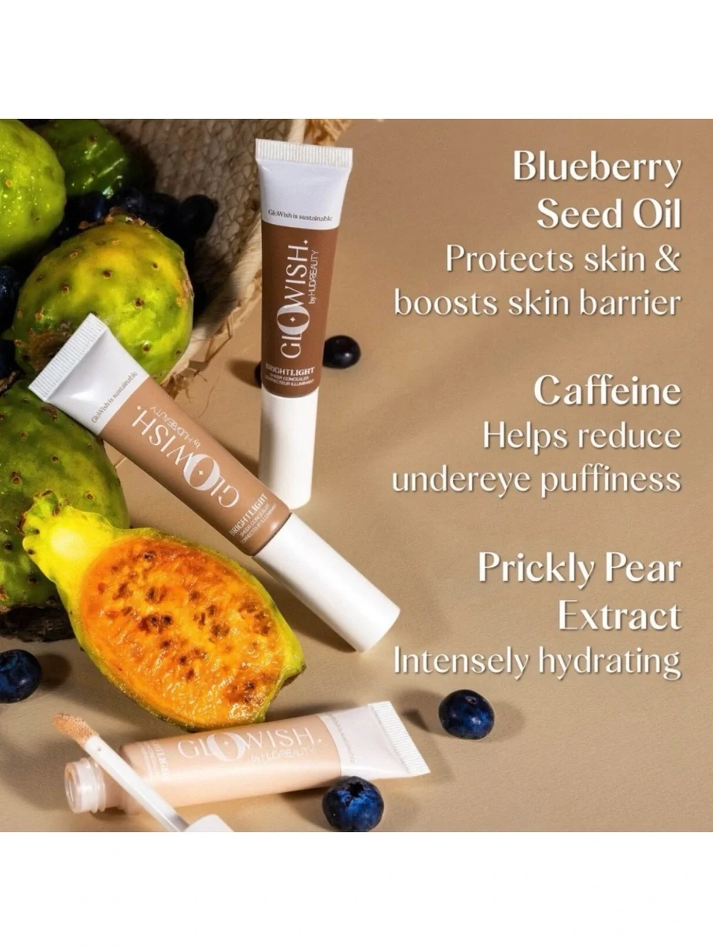 Huda Beauty 02 Fair Light Glowish Bright Light Sheer Concealer